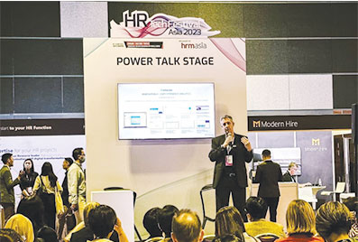 Gaining leadership insights amid interruptions at the HR Tech Festival 2023